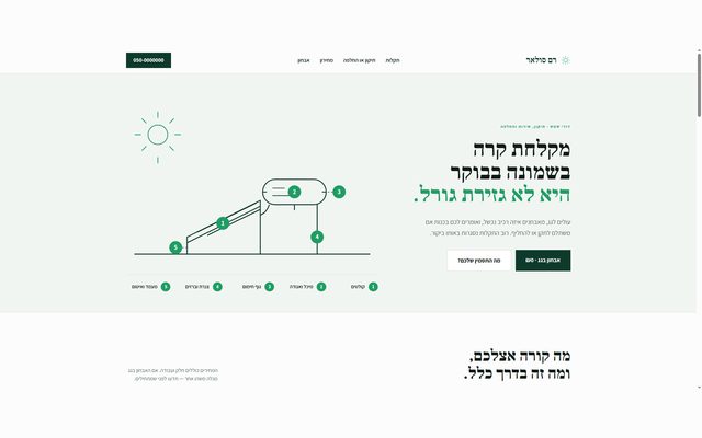 רם סולאר · תיקון והחלפת דודי שמש