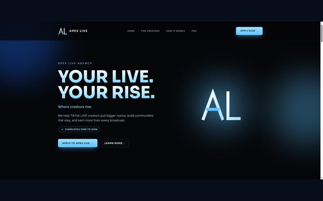 Apex Live Agency — Where creators rise